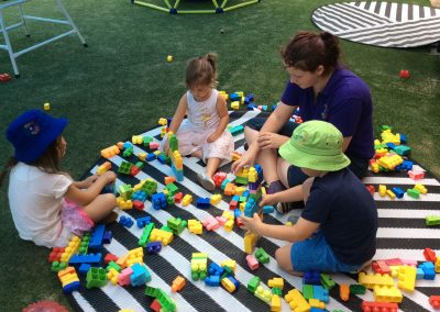 Kids Playing with Blocks