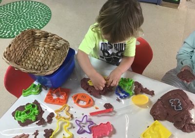 Kids Playing with Clay